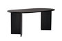 Nordure Sablin Mesa de Comedor Negro Madera